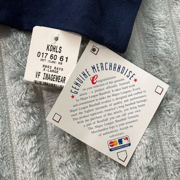 Tampa Bay Rays T-Shirt Mens XL Blue Cotton Graphic Am League MLB Merch Unisex‎ - Picture 8 of 8